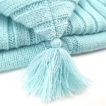 XMWEALTHY Newborn Baby Wrap Swaddle Blanket Knit Sleeping Bag Receiving Blankets Stroller Wrap for Baby(Beige) (0-6 Month) - Image 3